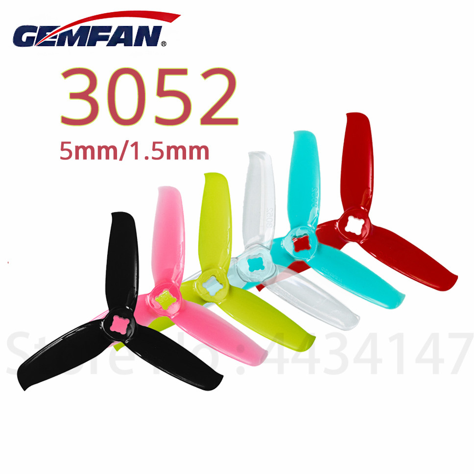 Walksnail Avatar Hd Goggles X - Gemfan Flash 3052 1.5mm/5mm 3 pollici