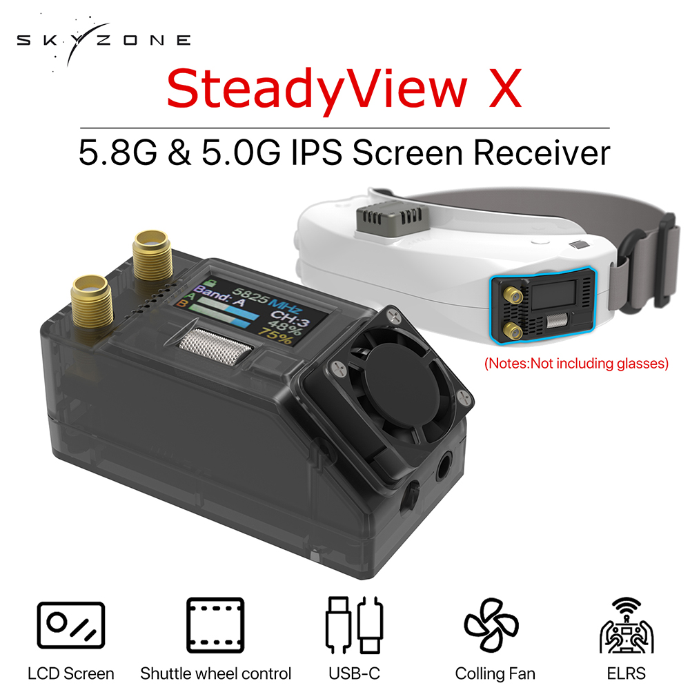 Skyzone Steadyview X Receiver Module - SKYZONE Modulo ricevitore Steadyview X 5/5.8G