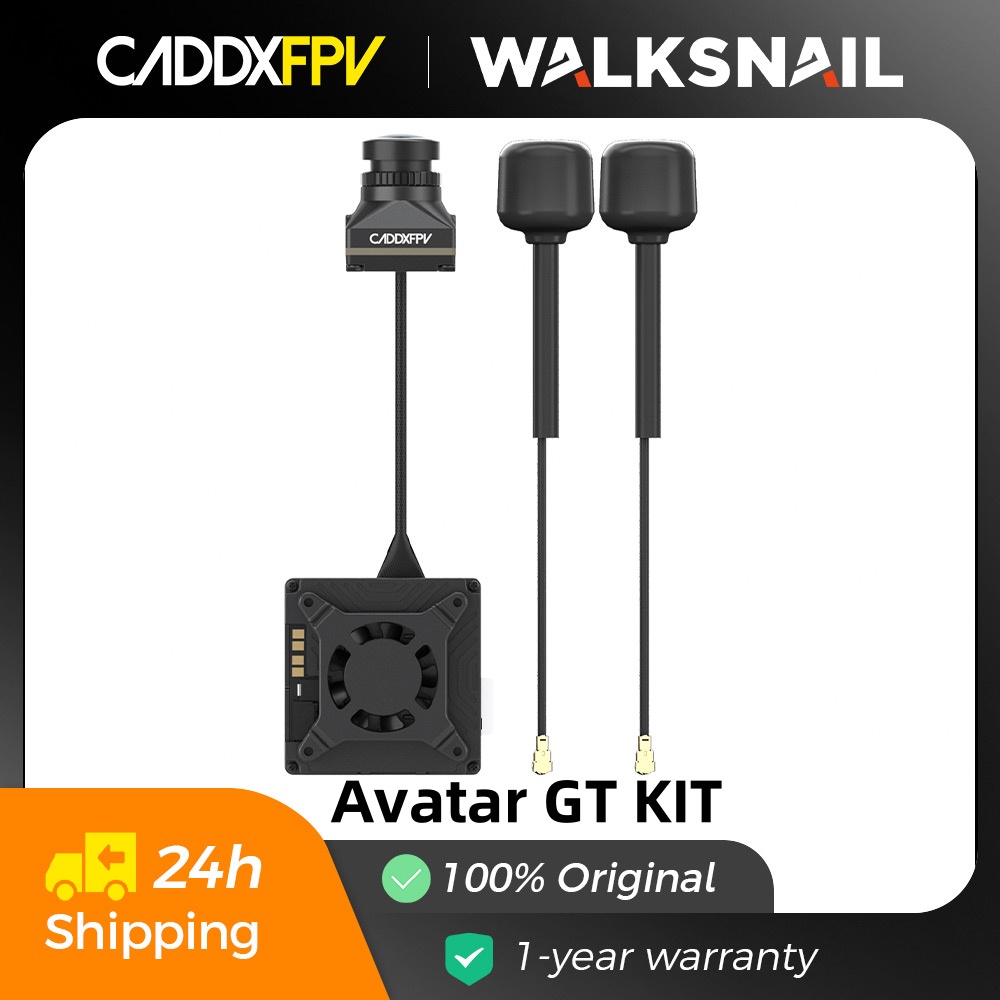Walksnail Avatar Gt Kit 2W Vtx - CaddxFPV Walksnail Avatar GT KIT (Solo