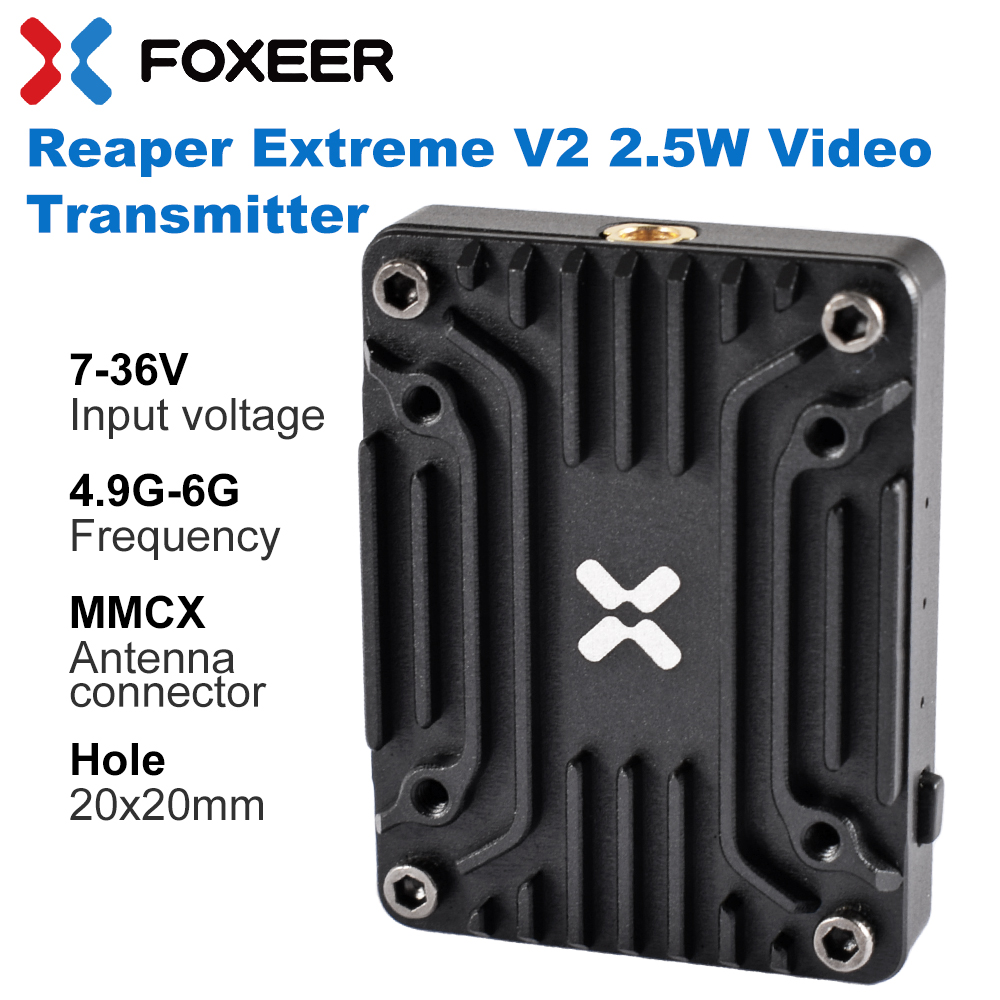 Foxeer 5.8g Reaper Extreme V2  - Foxeer Reaper Extreme 2.5W Vtx recensione e prezzo