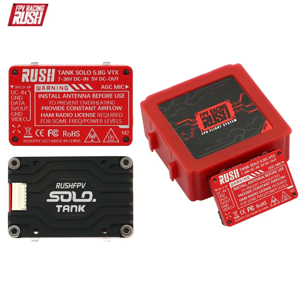 RushFPV Rush FPV Max Solo 2.5W - Rushfpv Rush Max Solo 5.8G 2.5W Vtx recensione e prezzo