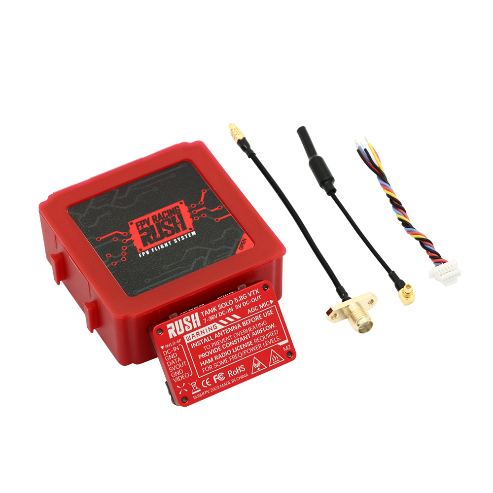 RUSH Solo Tank 5.8G VTX trasme - Foxeer Reaper Extreme 2.5W Vtx recensione e prezzo